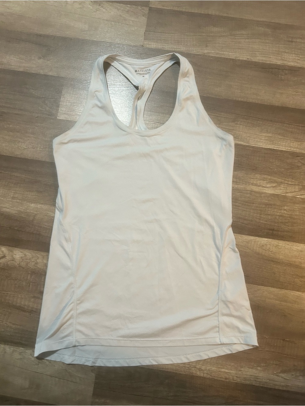 Athleta Women’s Shirt Pale Blue Racerback Performance Tank Size Medium